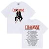 Rapper Chayanne Bailemos Otra Vez Tour 2026 Album T Shirt Men Hip Hop Gothic Punk Tshirts 90s Vintage Oversized Cotton Tshirts