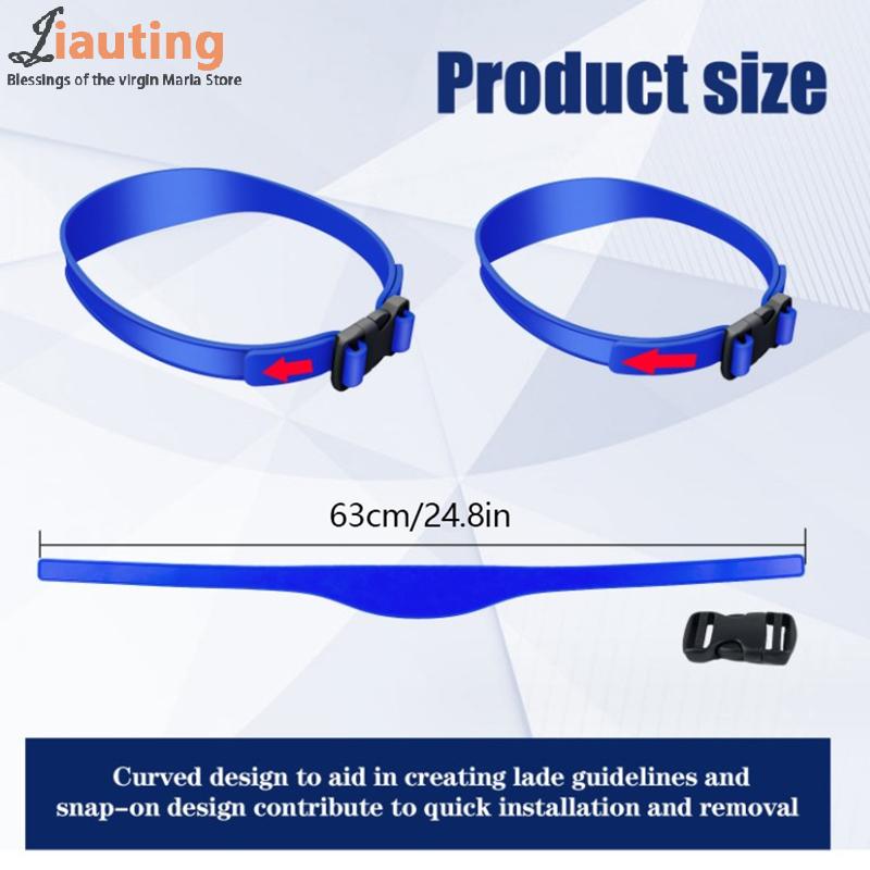 DIY Hair Trimming Template Haircut Band Breathable Curved Silicone Home Hair Trimming Guide For Boys Men
