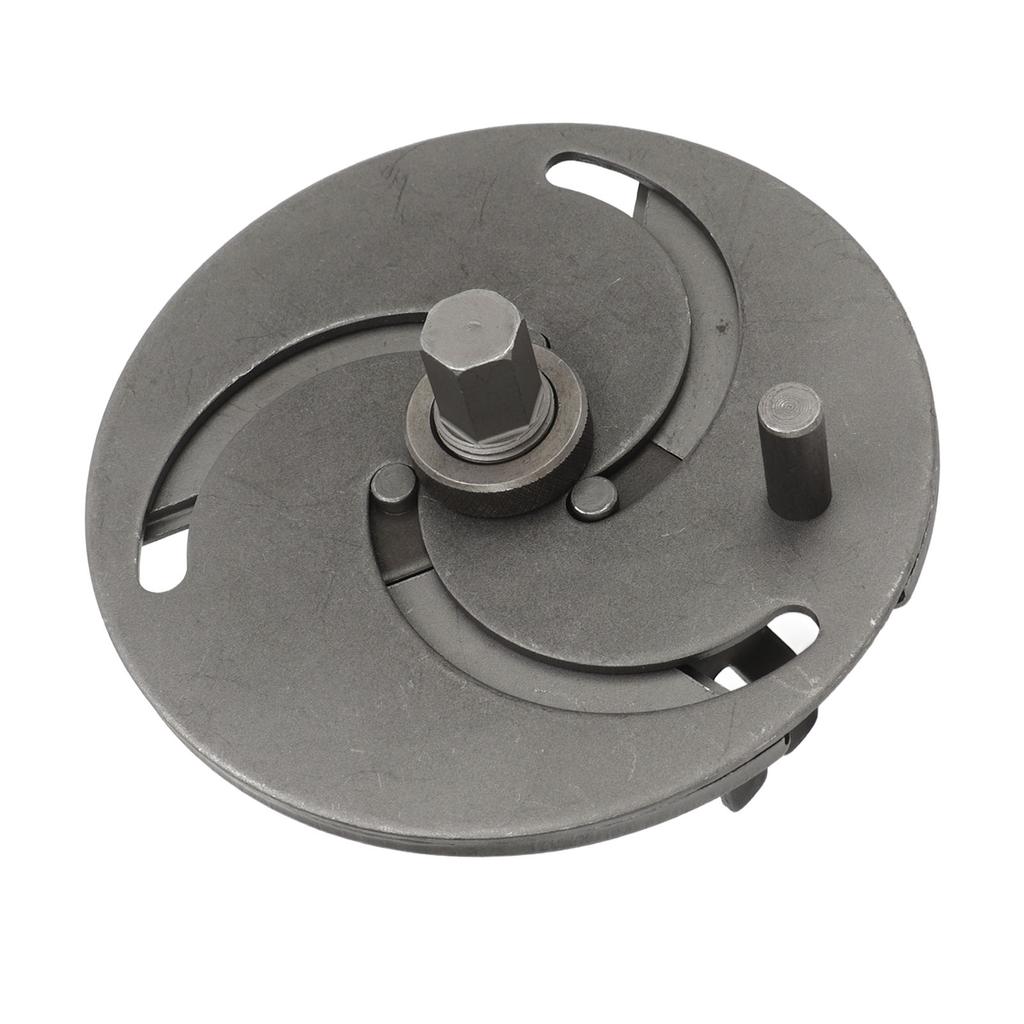 Fuel Pump Lid Wrench Carbon Steel 3 Jaws Adjustable 89 To 170mm Fuel Tank Cover Removal Tool