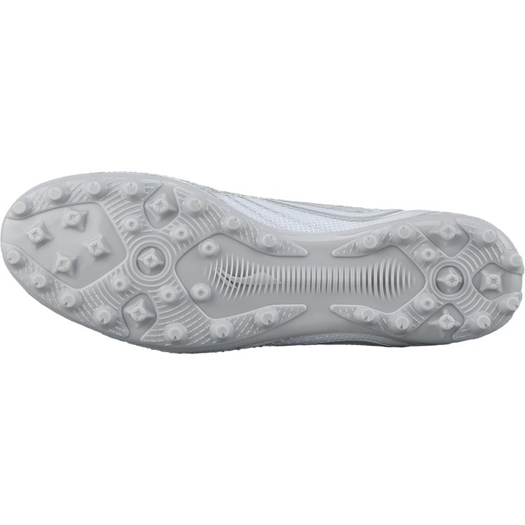 

Новые футбольные бутсы LiNing MG с короткими шипами из резины, для искусственного покрытия, противоскользящие, износостойкие, мужские, бело-серебристые YSFV0114 43.5