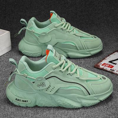 Men's Sneakers Spring Comfortable Non-slip Outdoor Running Shoes Breathable Mesh Sports Shoes Thick Sole Men Shoes Tennis