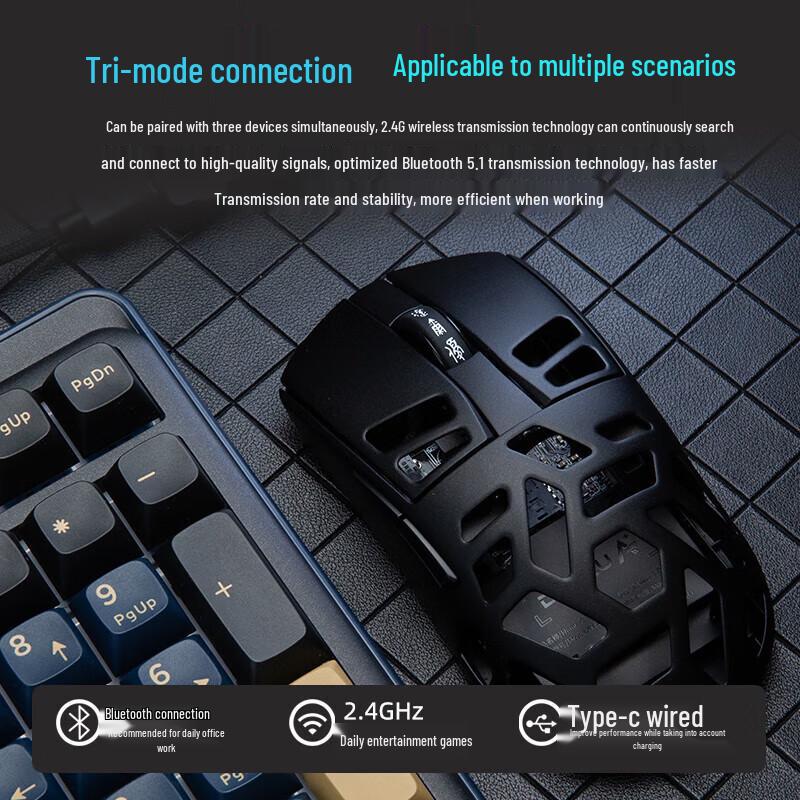 Dareu A950pro Magnesium Alloy Tri-Mode 4K Gaming Mouse