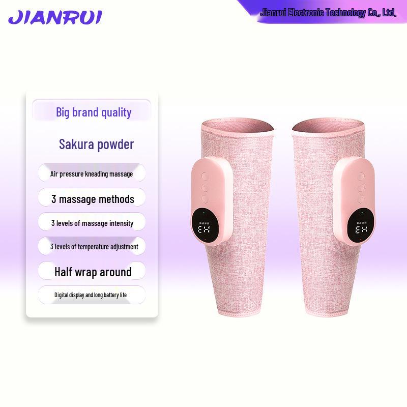 Smart Electric Leg Massager: Multi-functional, Auto, with Heat Compress for Calves