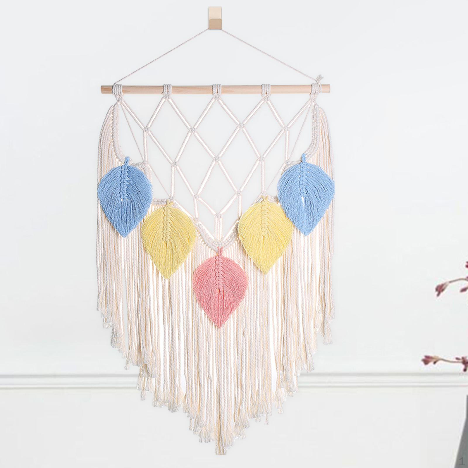 Tassels Macrame Wall Hanging Tapestry Woven Modern Bohemian Ornament Boho Decor