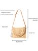 Women's Versatile Woven Straw Clutch Crossbody Bag for Beach and Casual Commute