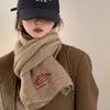Thicken Women Scarf Solid Color Knitted Scarf Soft Neck Warmer  Autumn Winter