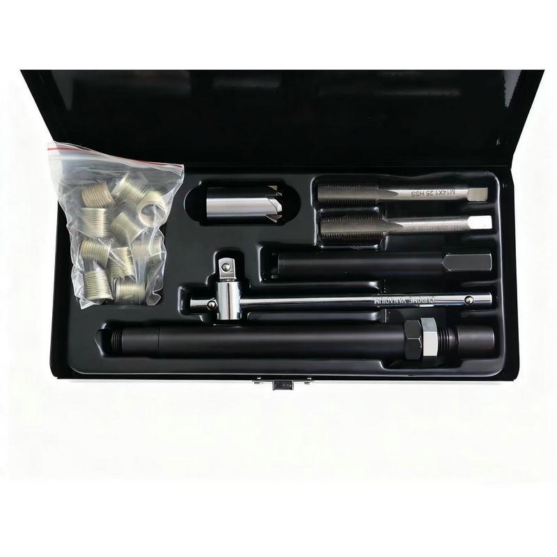 Car Spark Plug Thread Repair Kit - Tap & Tapping Tool