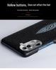 OPPO Reno4/Reno4Pro Cowhide Pearl Fish Pattern Leather Half-Cover Case