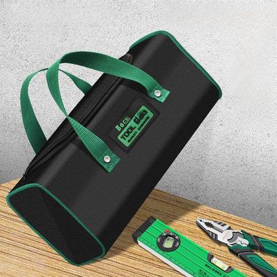 Heavy-Duty Waterproof Canvas Tool Bag: Durable, Wear-Resistant, Multi-Function Portable Handheld Storage for Electricians