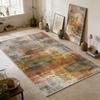 Retro Abstract Art Style Living Room Carpet Modern Decoration Easy Clean Studio Rug Bedroom Cloakroom Lint-free Floor Mat Tapete