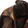 HYSTERIC LEATHER Mouton Collar Patchwork Leather Jacket Hysteric Glamor Women Used