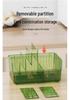 Multi-functional Kitchen Seasoning Storage Organizer with Compartmentalized Jars