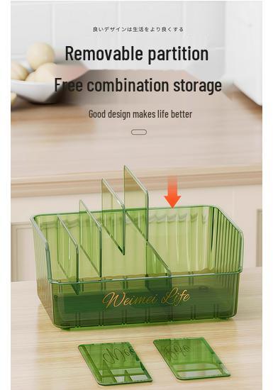 Multi-functional Kitchen Seasoning Storage Organizer with Compartmentalized Jars