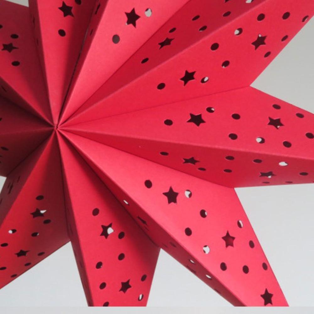 Eid Mubarak Star Lampshade 35/45cm Islam Muslim Light New Hollow Seven Point Star  Home Decorations