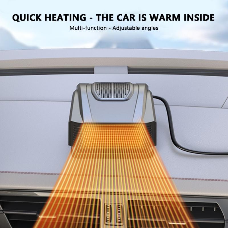 Încălzitor auto universal 24V Încălzire rapidă Ventilator dezaburire Dezghețare Dezaburitor Încălzitor cu carcasă ABS