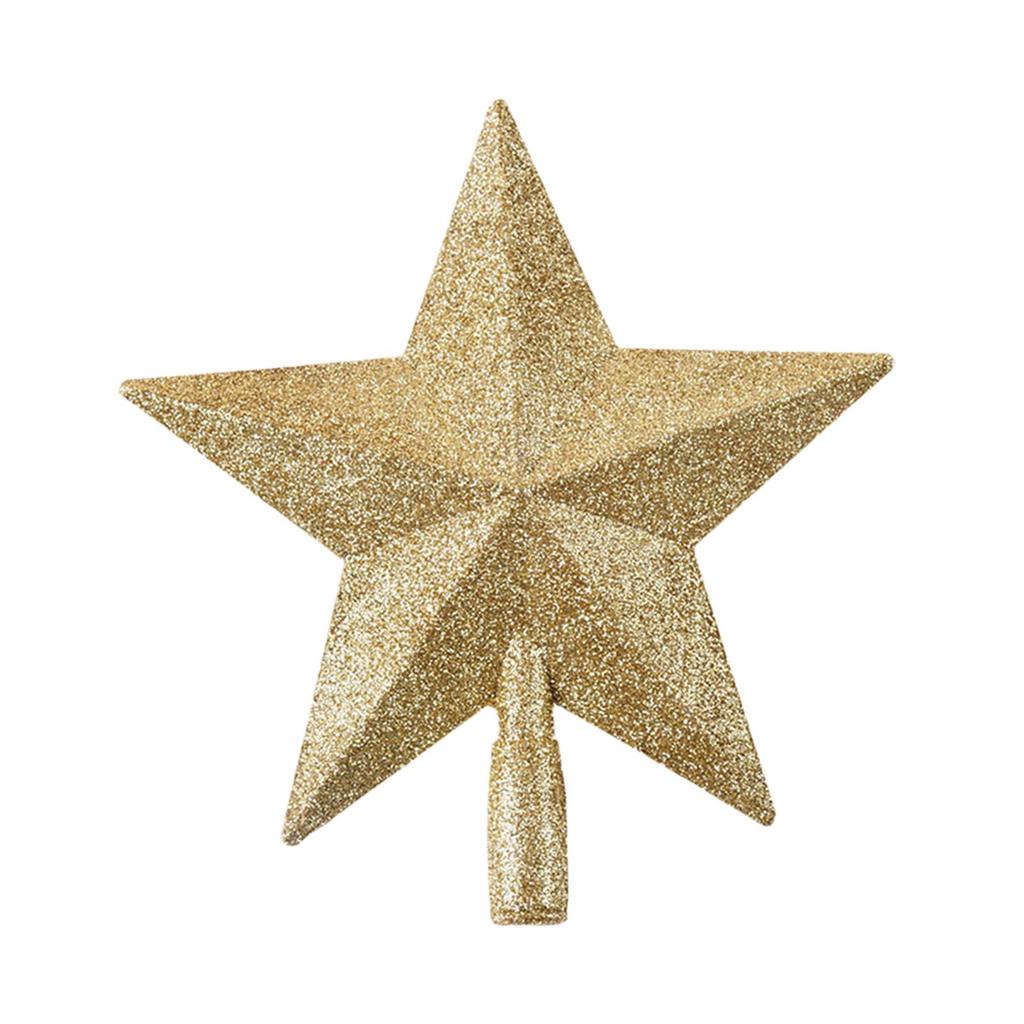 Christmas Tree Top Star Ornament Plastic Decorative Tree Topper for Festive Home Holiday Christmas Tree Decor