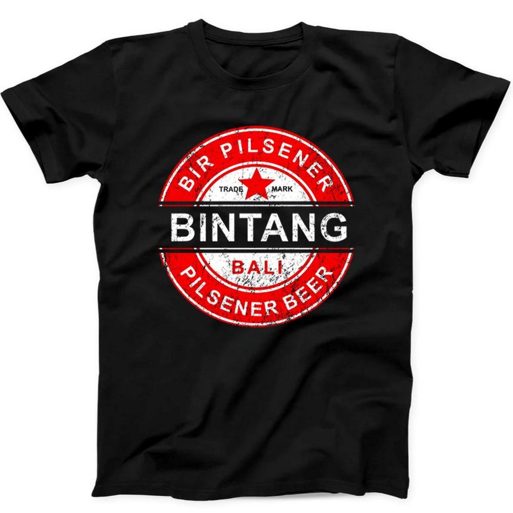 Bintang Pilsener Beer Bali Gift Black Tee T Shirt 520 Unisex T-Shirt M