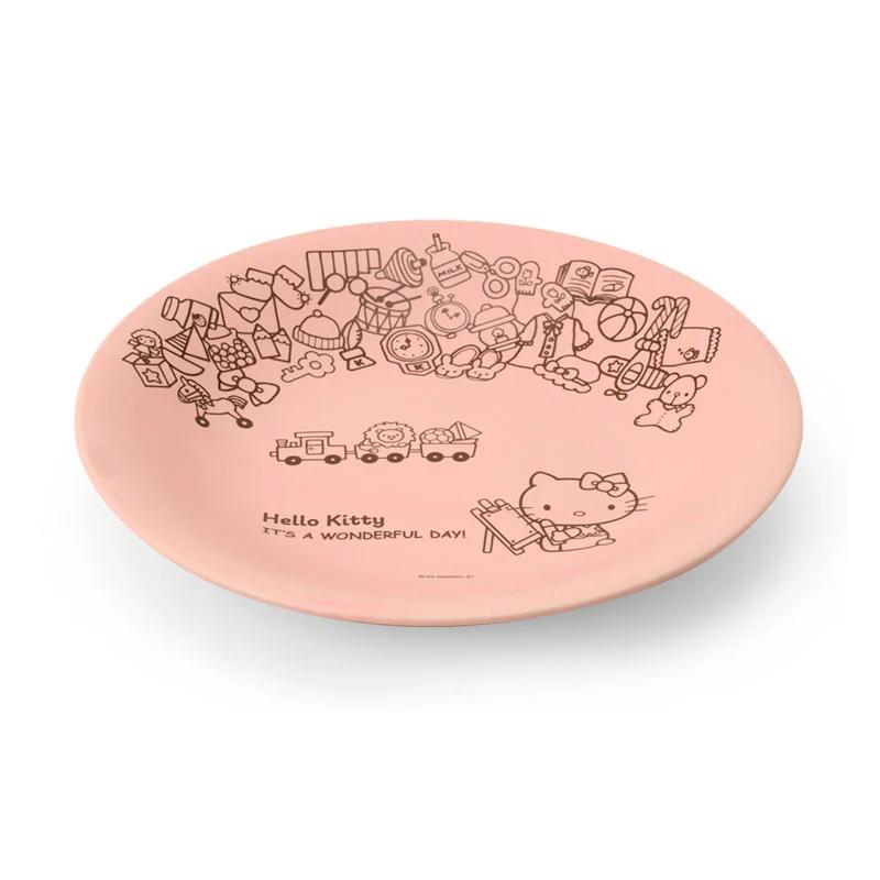 Sanrio Hello Kitty Mino ware large plate 24cm Japan NEW Sanrio Characters