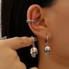 Retro Gothic Skull & Spider Ear Bone Clip - No Piercing Needed
