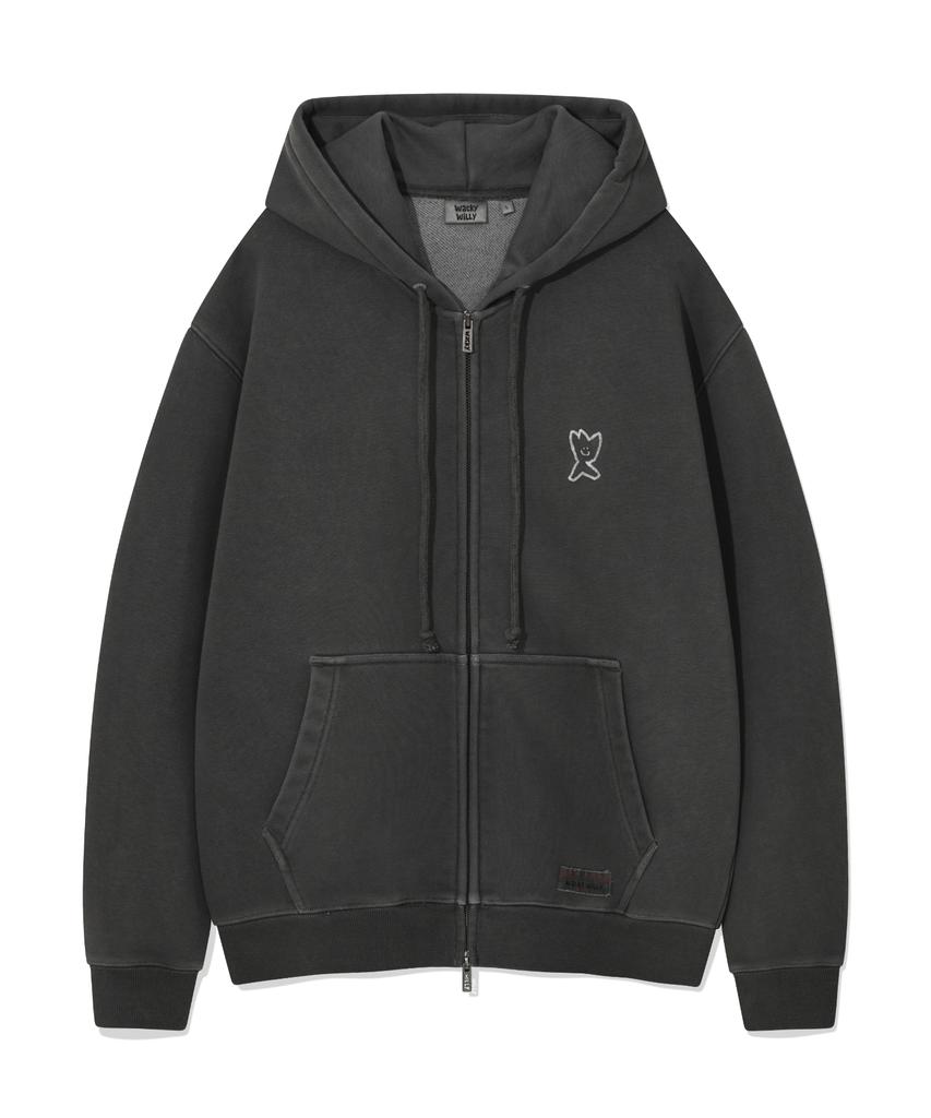 Wacky Willy Pigment Kiki Zip-Up Hoodie (3 Colors)
