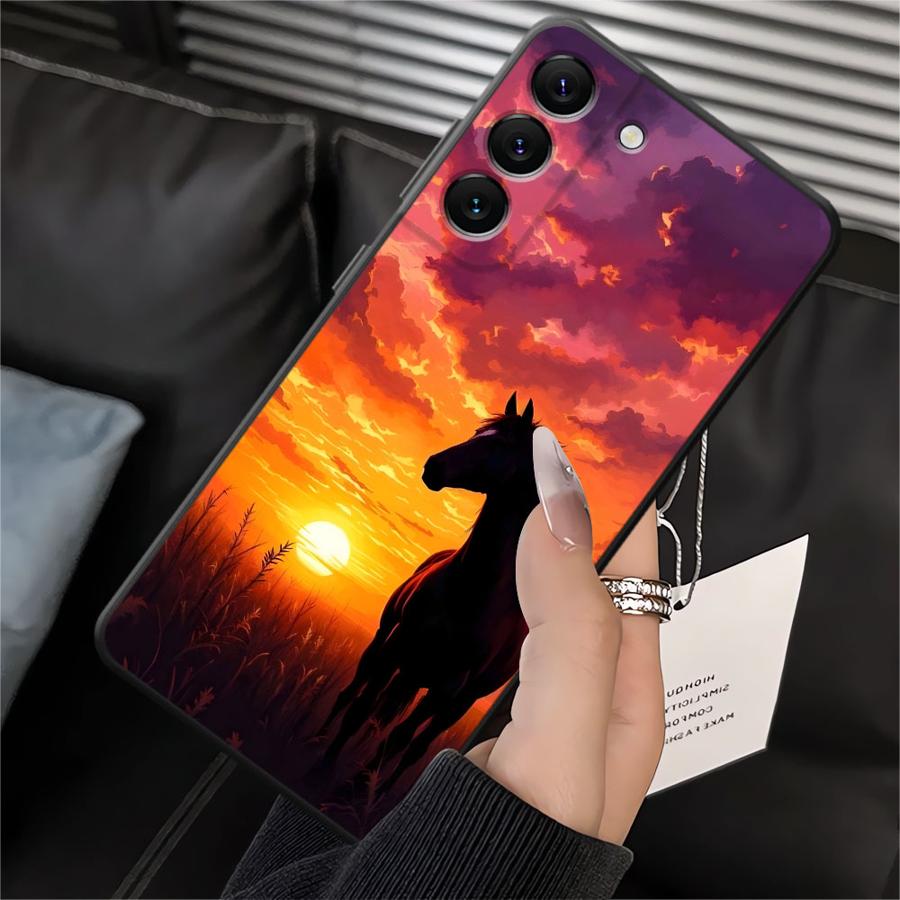 Hülle für Samsung Galaxy A50 A70 A15 A16 A40 A06 A12 A17 A13 A20 A05 A04 Funda Handyhülle Cooles Pferd