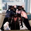 Anime Solo Leveling Duvet Cover Pillowcase Bedding Set Adult Boy Girl Bedroom Decoration Children Gift Single Double Large Size
