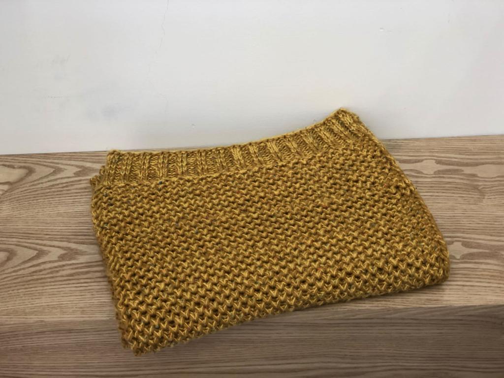 Scarf women's winter new versatile warm wool scarf men's and women's knitted thickened scarf