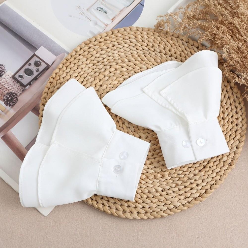 Ruffles Fake Cuffs Detachable Cuffs Fake Flared Sleeves Hand Wrist Cuffs Sweater Decorative