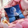 ReLife different world zero Rem Cushion Cover Pattern Printed Pillowcase for Living Room Sofa Cushion Cover & Bedroom Decor