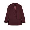 Spring Lapel Long Sleeves Double Breasted Loose Casual Suit Jacket 2010719 2010729 2010738