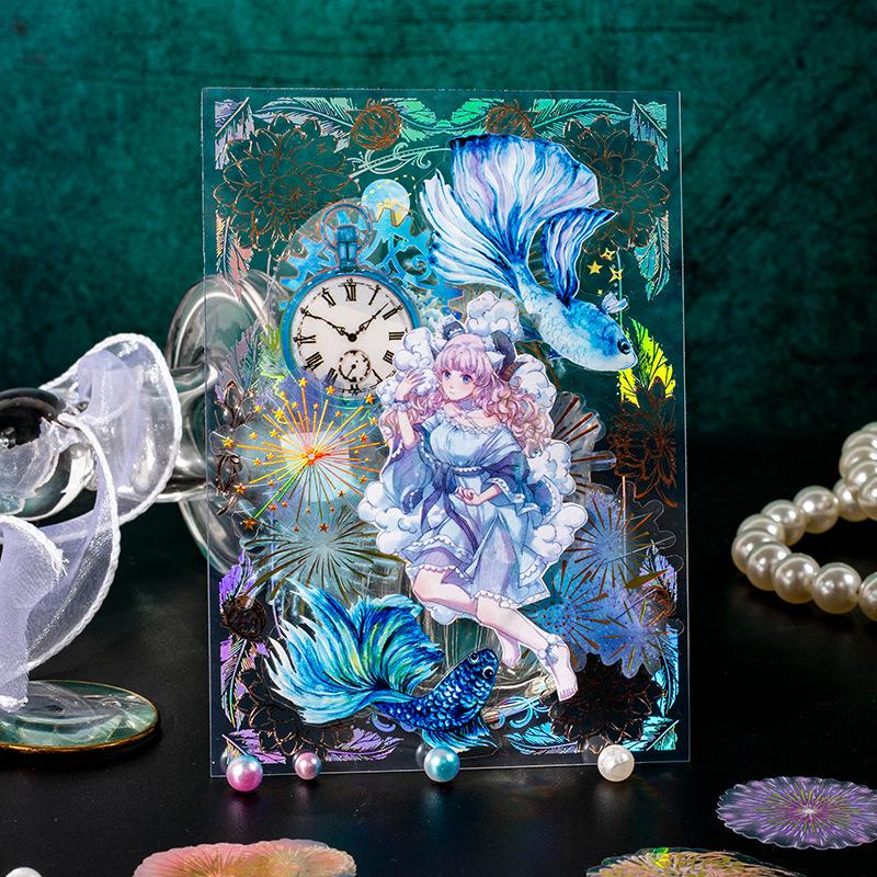 20-Piece Colorful Fireworks Stickers, Vibrant Explosion Patterns, for Journal Decoration & Scrapbooking