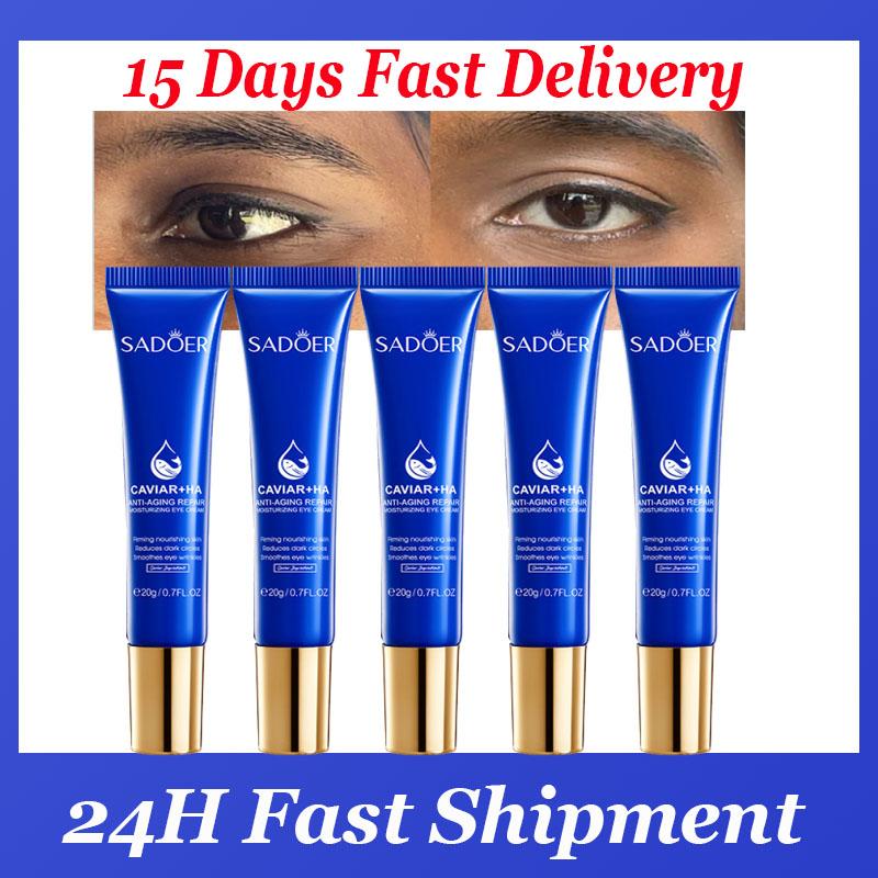 SADOER Caviar Hyaluronic Acid Eye Cream Anti Dark Circles Removal Eyes Bags Firming Moisturizing Beauty Eyes Skin Care Products