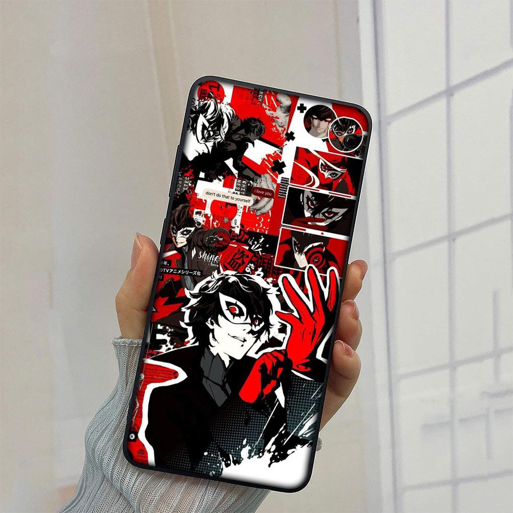 

P-Personas Game 5 P5s Soft Silicone Cover for Xiaomi Redmi Note 10 12 Pro Max 10A 10C 12C 10X 10S 8T C Casing Phone Case Redmi 10X 4G