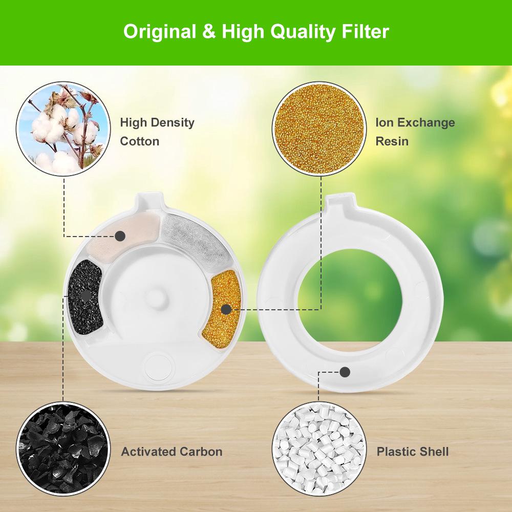 Cat Water Fountain Filter Cartridge for Debris Removal and Purification