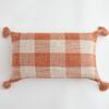 Linen Tassels Cushion Cover Orange Pillowcase For Living room Bed Chair Sofa Decorative Pillow Covers Home Decor 45X45 30X50 1PC