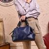 Simple and Versatile Large Capacity Genuine Leather Shoulder Bag Cowhide Commuter Ladies Diagonal Bag