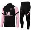 Trainingskleidung, Fußballkleidung, Langarm-Hauptset, Trikot mit halbem Reißverschluss.