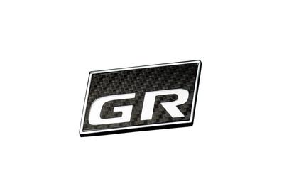 Grazio & Co. GR86 Karbónový vzhľad GR Štítok na zadnú časť DESIGN-D Všetko Čierne