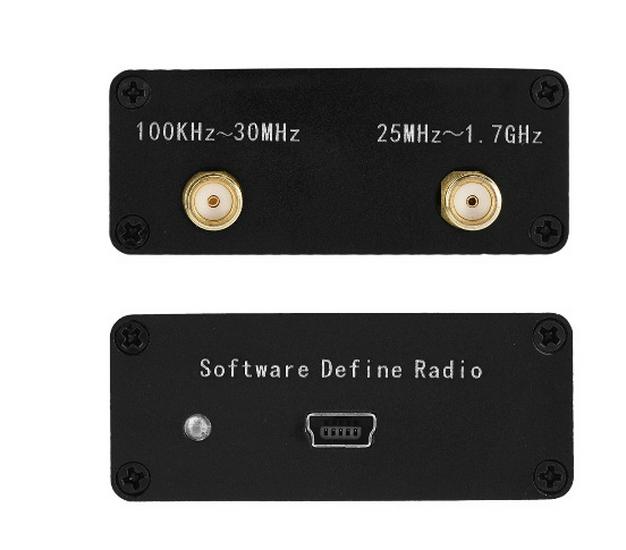 RTL-SDR Software Defined Radio Receiver, 100KHz-1.7GHz, AM/FM, Walkie-Talkie Compatible.