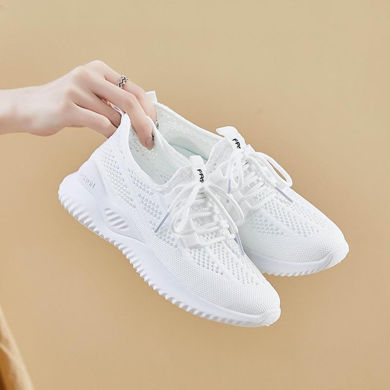 

Нове кокосове взуття Дихаюче та легке Взуття для бігу на м якій підошві Повсякденне взуття Просте взуття з сітки на товстій підошві Біле взуття Жіноче взуття 35