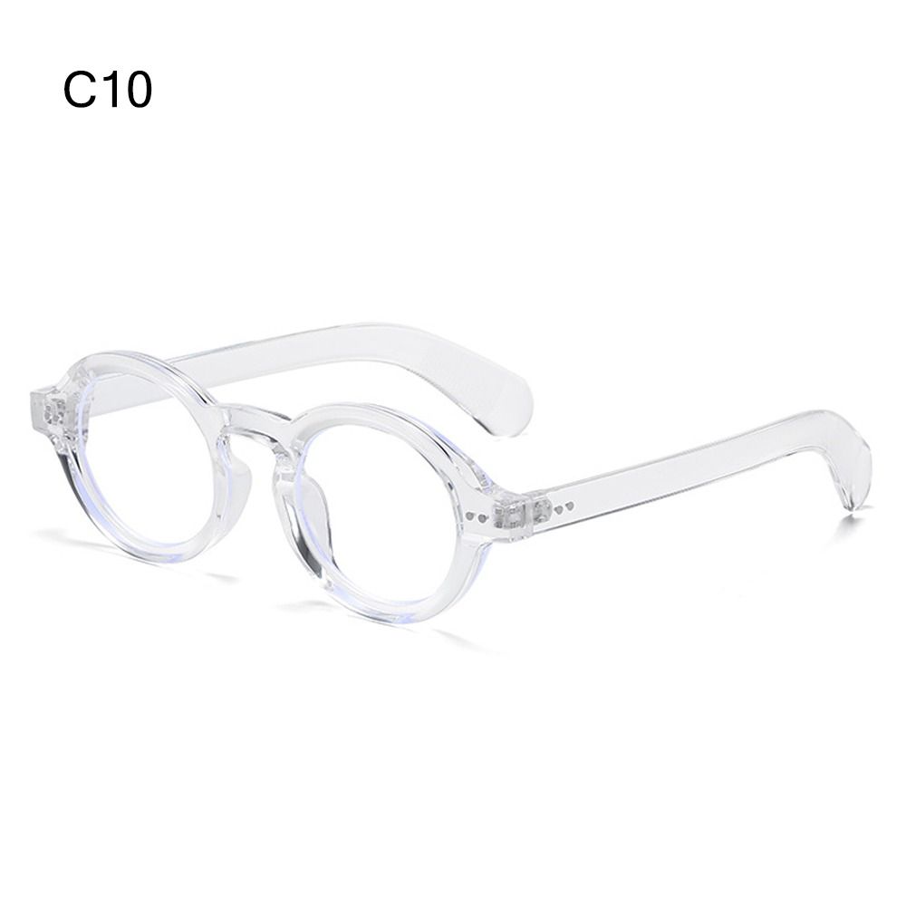 

New Retro Round Frame Sunglasses Trendy Fashion Rivets Sun Glasses Uv400 Vintage Punk Shades For Women & Men