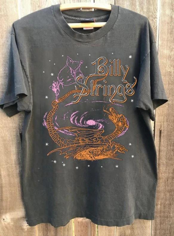 

Remake Billy String Rare Design Charcoal Short Sleeve Unisex T shirt NH24976 Unisex T-Shirt S