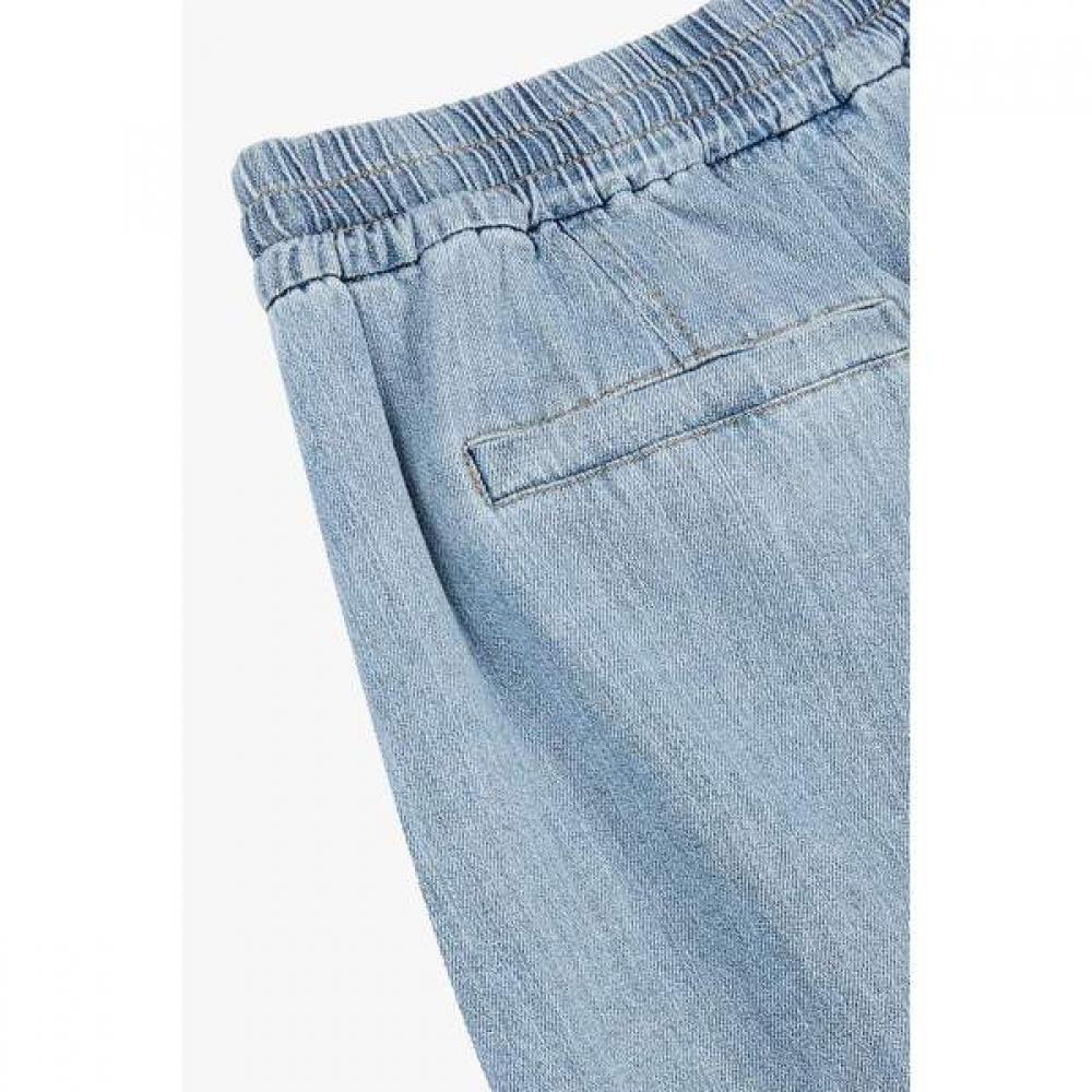 Vov Pintuck String Banding Denim Shorts  7156255009 