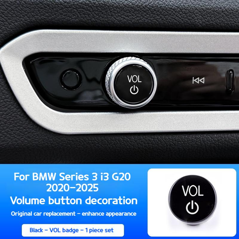 

Car Volume Control Button Cove Trim for BMW 2 3 4 8 Series G20 G05 X5 G06 X6 G07 X7 Z4 G14 G15 X3 X4 Car Interior Accessories чёрный