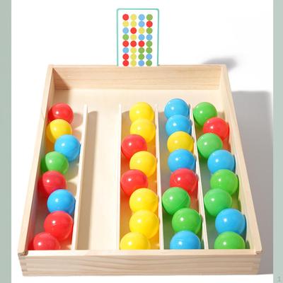 Color Sorting Toys Sensory Recognition Portable Educational Gift Fine Motor Skills Learning Toy
