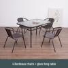 Longchan Outdoor Rattan Table and Chair Set