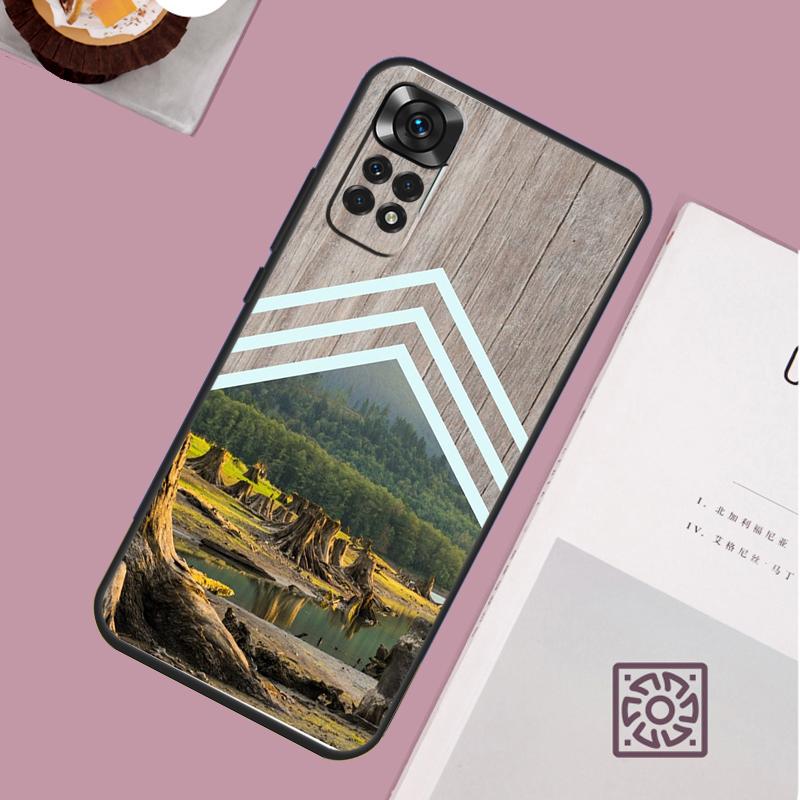 Wood Nature Pattern Case For Xiaomi Redmi Note 14 Pro 13 12 11 10 15 Pro Plus Redmi 15C 15 14C 13C 10C 12C Cover