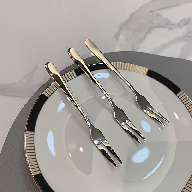 Elegant 304 Stainless Steel Fruit & Dessert Fork Set