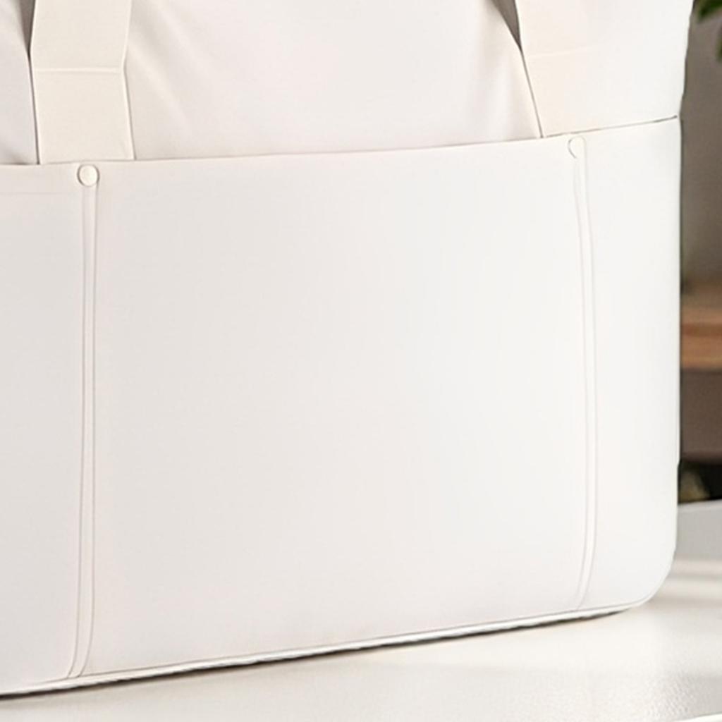 Women's Foldable Tote Bag Large Capacity Zipper Single Shoulder Handbag With Top Handles For Daily Commute And Travel