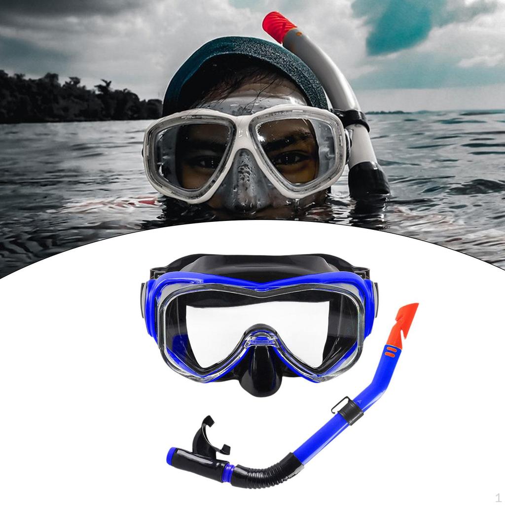 Equipamento de Mergulho, Snorkel para Homens, Mulheres e Adultos, Equipamento de Snorkel, Óculos de Natação Água